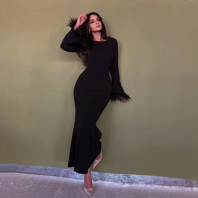Elegante vestido negro