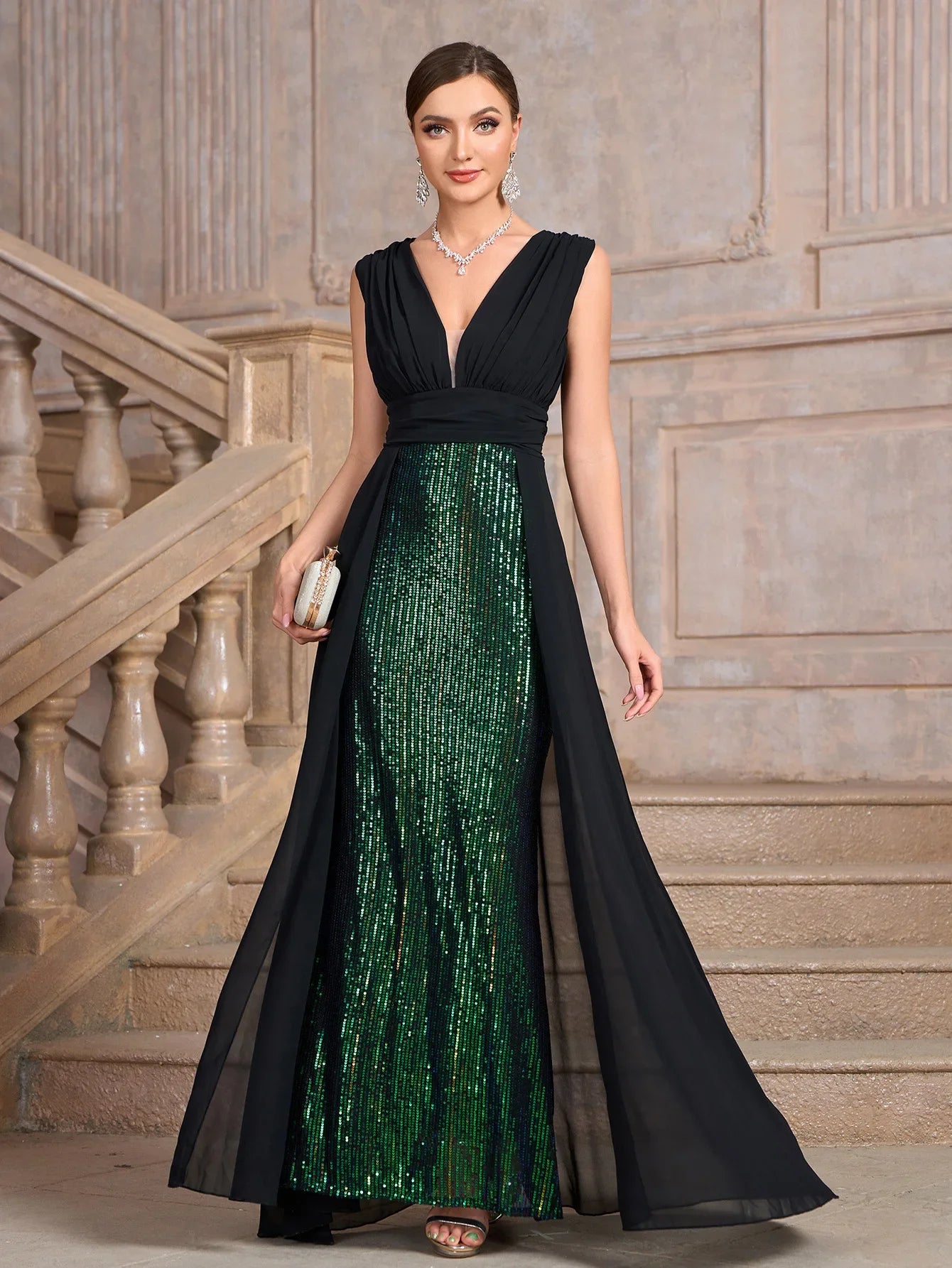 Elegante vestido de fiesta