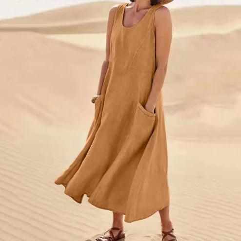 Vestido vintage sin mangas