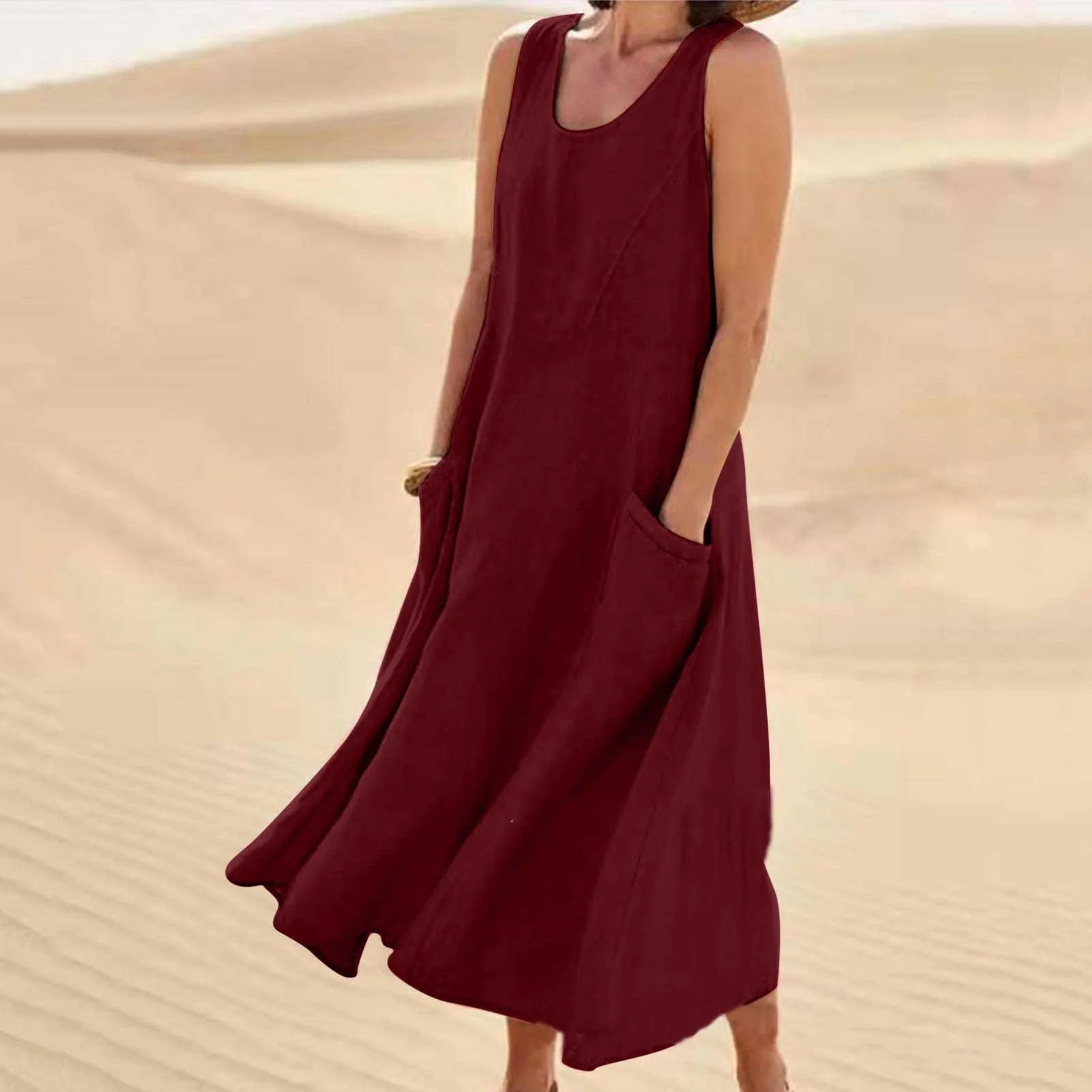 Vestido vintage sin mangas