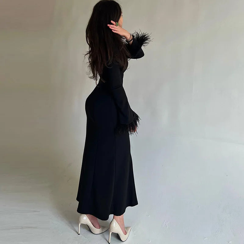 Elegante vestido negro