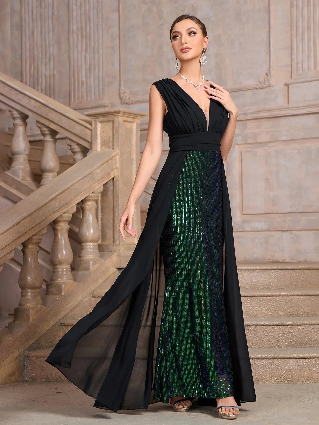Elegante vestido de fiesta