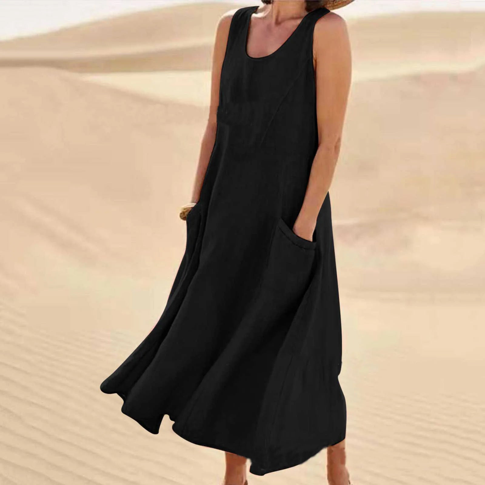 Vestido vintage sin mangas