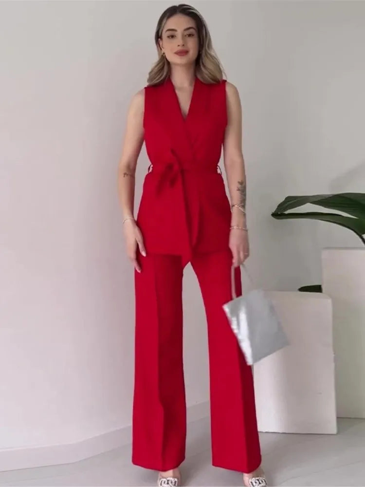 Elegante conjunto de 2 piezas para mujer