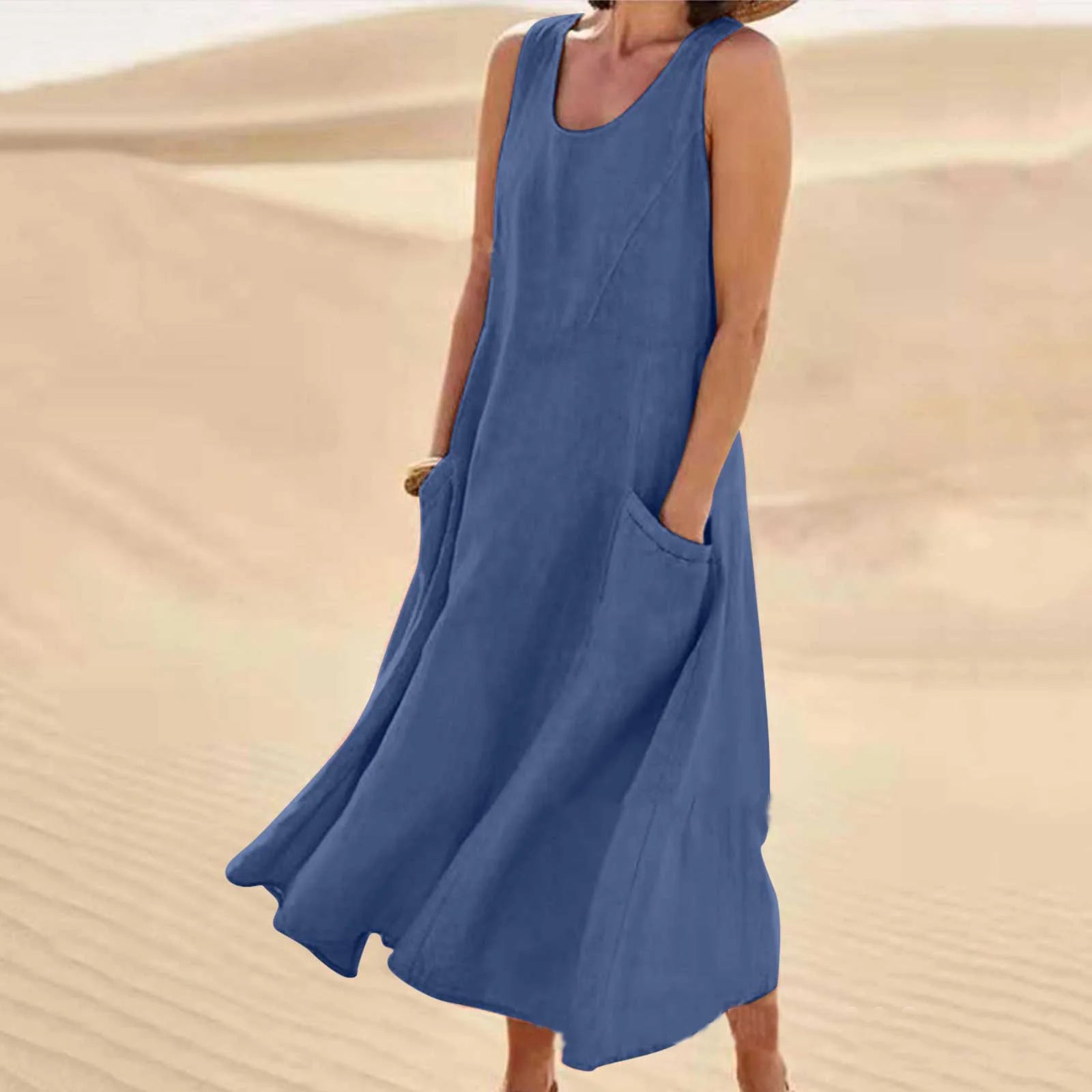 Vestido vintage sin mangas