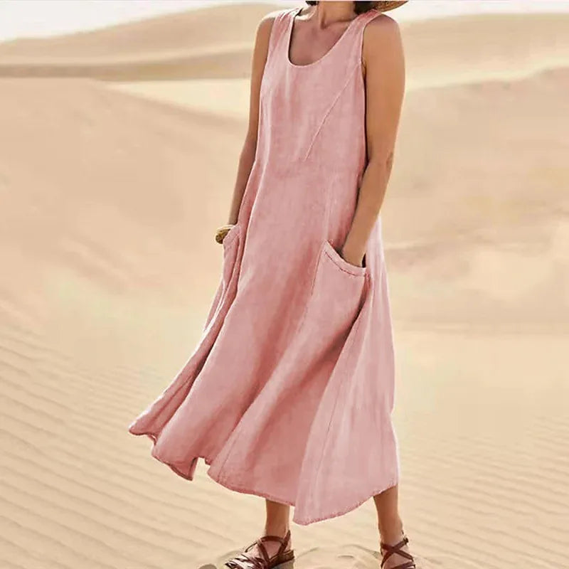 Vestido vintage sin mangas