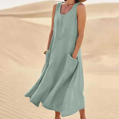 Vestido vintage sin mangas