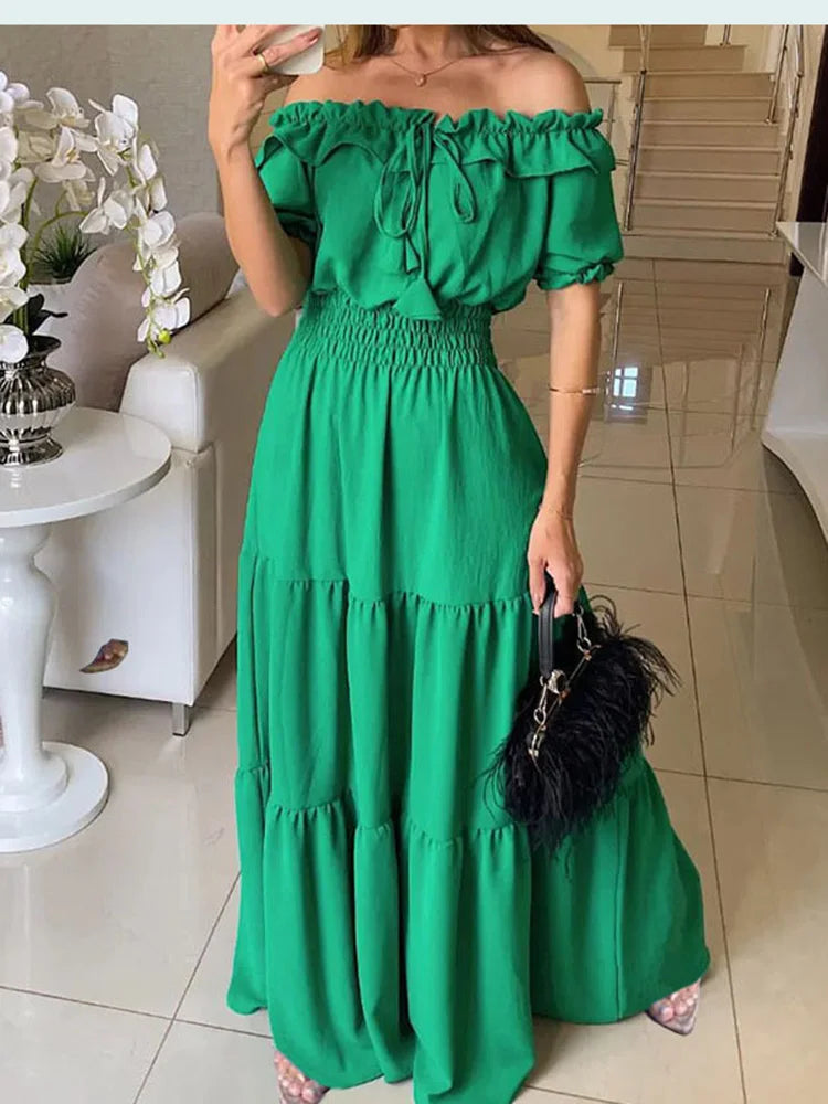 Elegante vestido de verano