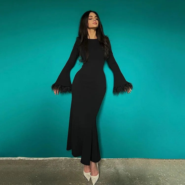 Elegante vestido negro