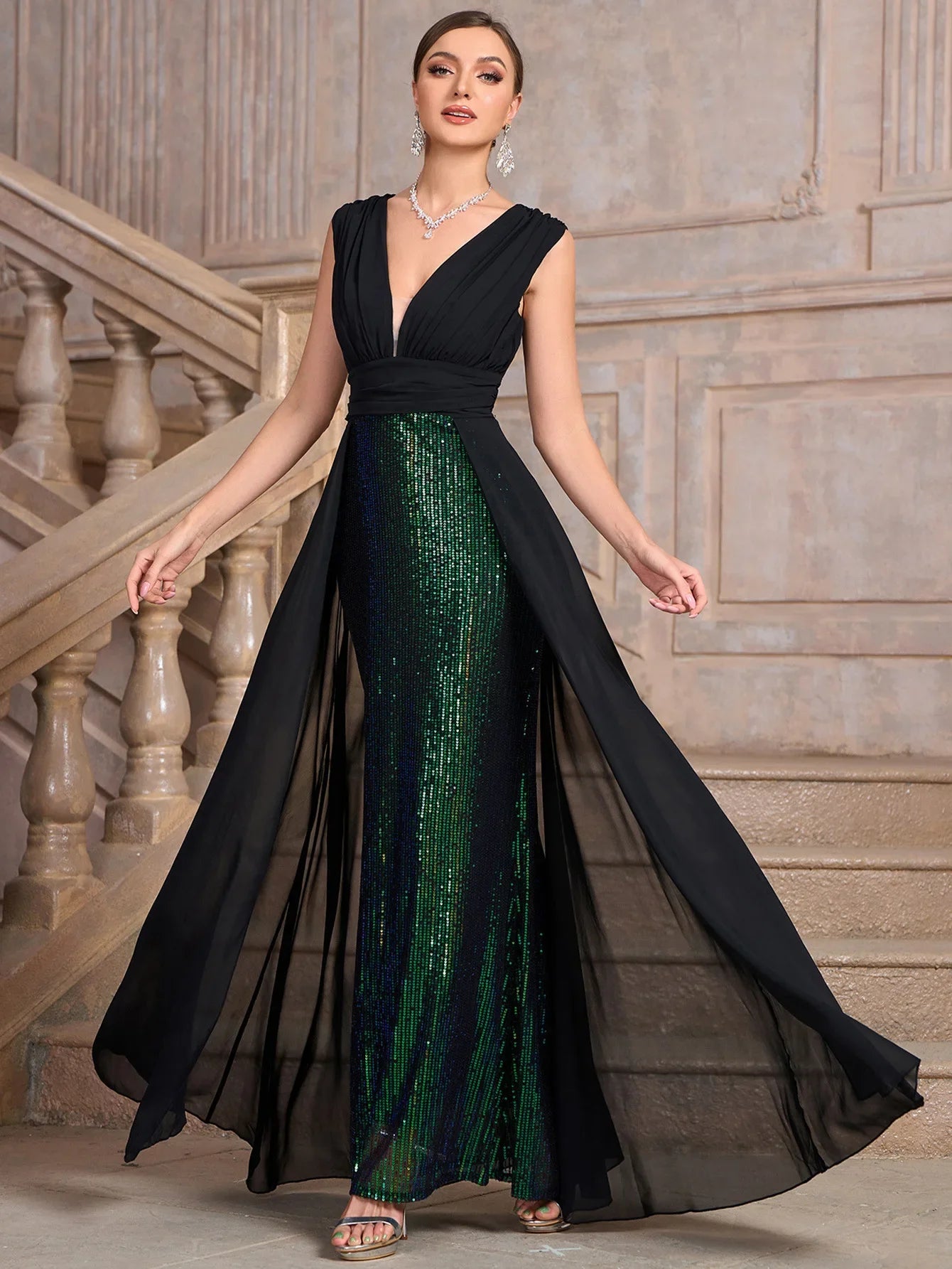 Elegante vestido de fiesta