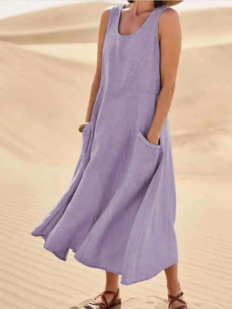 Vestido vintage sin mangas