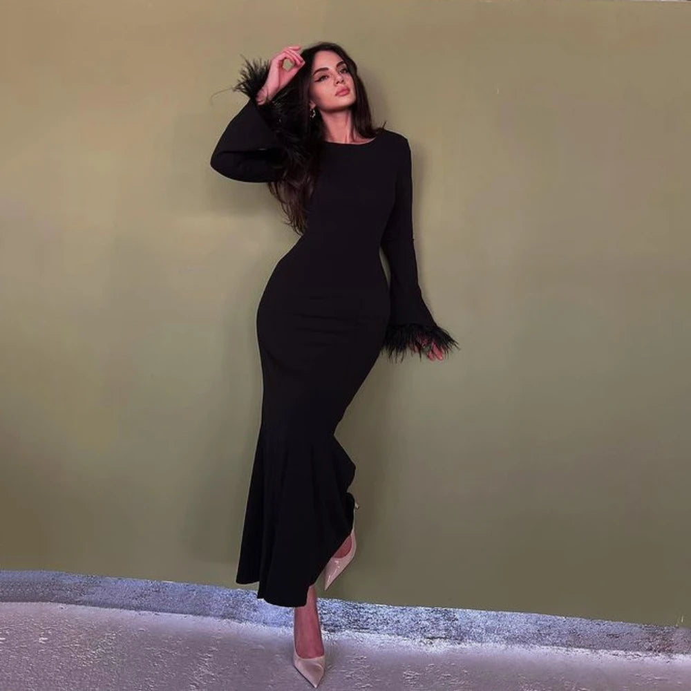 Elegante vestido negro