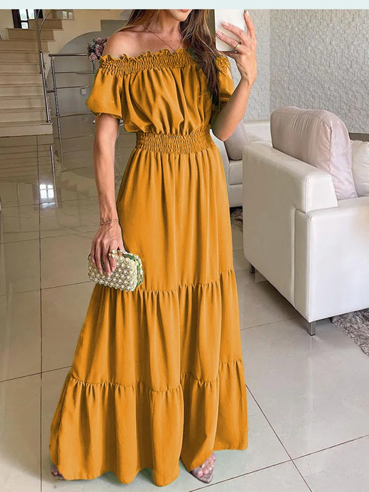 Elegante vestido de verano