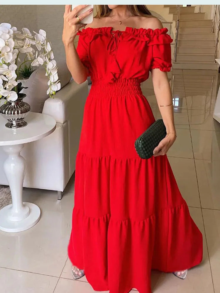 Elegante vestido de verano