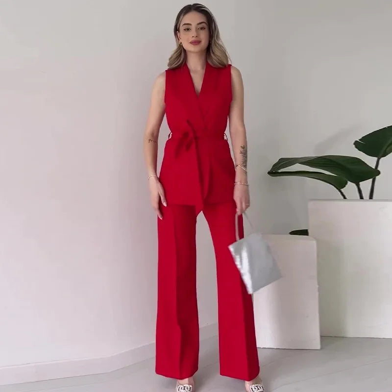 Elegante conjunto de 2 piezas para mujer