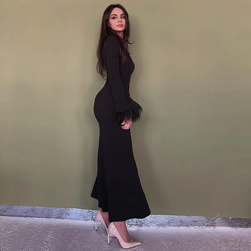 Elegante vestido negro