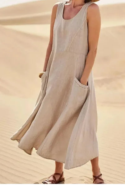 Vestido vintage sin mangas