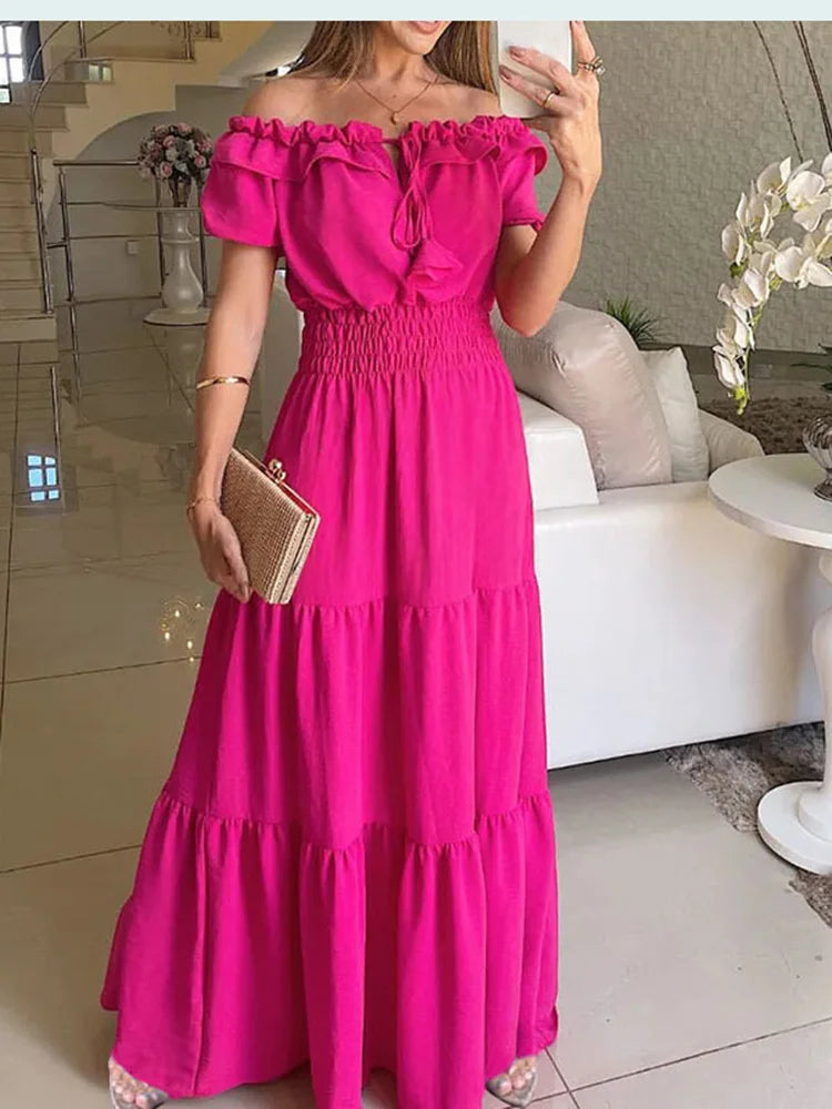 Elegante vestido de verano