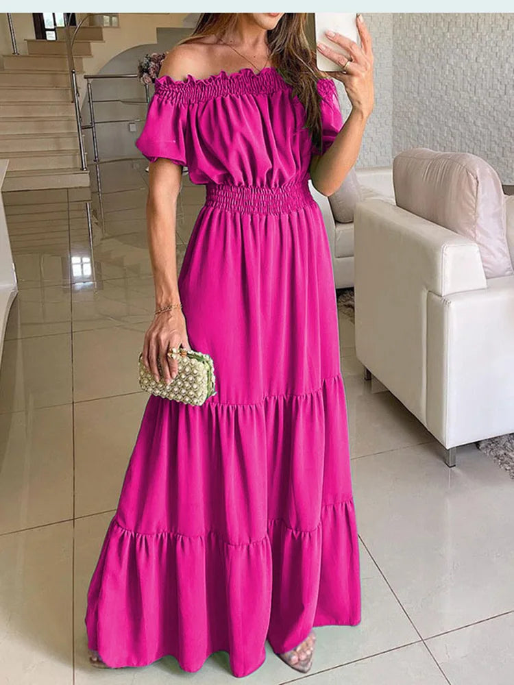 Elegante vestido de verano